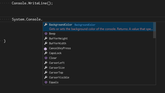 Intelligence dans Visual Studio Code